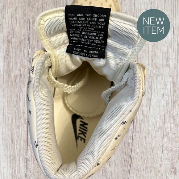 Nike Dunk Sky Hi Wedge Sneakers – Women’s 8.5 – Cream / Ivory – 543258-101 - Picture 7 of 8